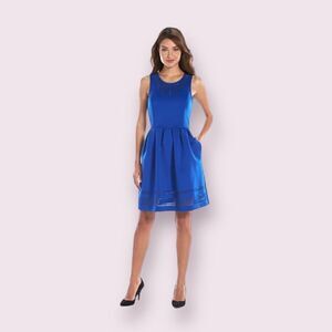 Apt. 9 | Women's Laser-Cut Fit & Flare Scuba Dress